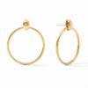 Picture of Julie Vos Palermo - Palermo Delicate Doorknocker Earrings