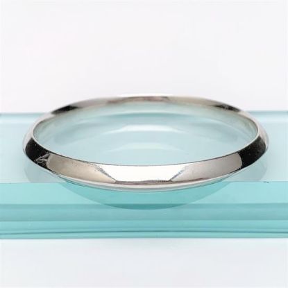 Picture of Mid Century Modernist Hans Hansen (Denmark) Sterling Silver Bangle Bracelet #241