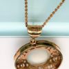 Picture of Stunning Art Nouveau Era 14K Gold & Moonstone Cabochon Necklace