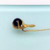 Picture of Victorian/Edwardian Era 14K Gold & Lapis Lazuli Eagle's Talon Figural Stick Pin