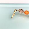 Picture of 1950'S Marvella Orange, Yellow & Topaz Crystal Necklace & Clip-On Earring Set