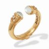 Picture of Julie Vos Cannes - Cannes Cuff In Iridescent Clear Crystal
