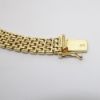 Picture of 14K Yellow Gold Chain Link Style Necklace with Diamond Cluster Accents