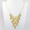 Picture of 14K Yellow Gold Citrine & Freshwater Cultured Pearl Bib Necklace