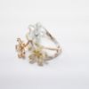Picture of 18K Tri Color Diamond Flower Ring
