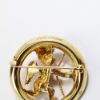 Picture of Rare Vintage Mid Century Lucien Piccard 14k Gold, Garnet & Ruby Cherub Brooch