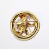 Picture of Rare Vintage Mid Century Lucien Piccard 14k Gold, Garnet & Ruby Cherub Brooch