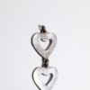 Picture of Vintage Mid Century Modern Meka Sterling Silver & Blue Guilloche Enameled Heart Bracelet