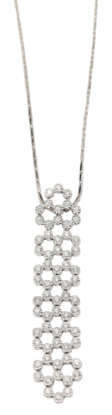 Picture of 1.00ct Diamond Necklace in 18k White Gold