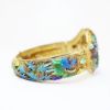 Picture of Rare Gilt Chinese Export Filigree Cloisonné Enamel Dragon Motif Bracelet