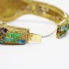 Picture of Rare Gilt Chinese Export Filigree Cloisonné Enamel Dragon Motif Bracelet