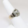 Picture of Vintage 10k Gold, White Gold, Enamel & Diamond 32nd Degree Freemason's Ring 