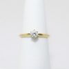 Picture of Vintage 14k Gold and Diamond Solitaire Engagement Ring