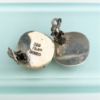 Picture of Mid Century Modernist Taxco Sterling Silver Clip-On Earrings