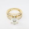 Picture of GIA Certified 2.71 Round Brilliant Cut Diamond Ring, 14k Yellow Gold