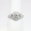 Picture of 1.11ct Diamond Halo Ring, 14k White Gold
