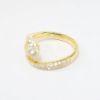 Picture of Diamond Bypass Ring, 18k Yellow Gold