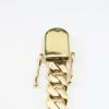 Picture of 14k Yellow Gold Cuban Link Chain Bracelet
