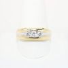 Picture of 14k Two-Tone Gold & .50ct Diamond Men's Band Ring