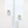 Picture of 14k Yellow Gold & .80ct Diamond Solitaire Stud Earrings