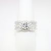 Picture of 18k White Gold & Round Brilliant Diamond Engagement Ring