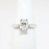 Picture of Platinum & Oval Brilliant Cut Diamond Engagement Ring