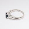 Picture of Sapphire and Diamond Ring, 14k White Gold