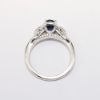 Picture of Sapphire and Diamond Ring, 14k White Gold
