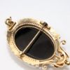 Picture of Victorian Hardstone, Cultured Pearl & 14k Rose Gold Cameo Brooch/Pendant