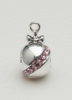 Picture of Chamilia - Baby Rattle-Pink Swarovski
