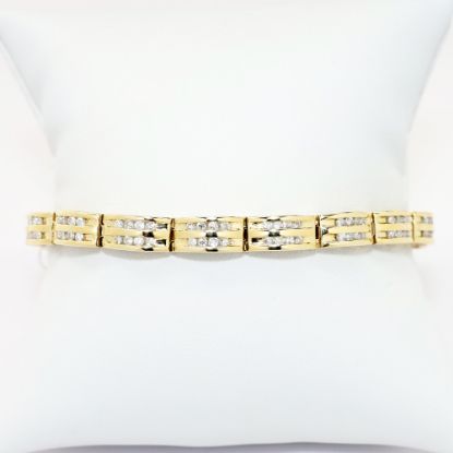 Picture of 2.00ct Channel Set Diamond Bracelet in 14k Yellow Gold
