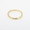 Picture of 14k Yellow Gold 2mm Flat Ladies Wedding Band, US Size 6.25