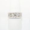 Picture of 14k White Gold & 1.00CT Diamond Men's Wedding Band