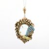 Picture of Antique Victorian 9k Tri-Colored Gold, Pearl & Turquoise Locket with Articulated Butterfly