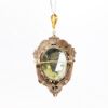 Picture of Antique Victorian 9k Tri-Colored Gold, Pearl & Turquoise Locket with Articulated Butterfly