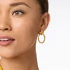 Picture of Julie Vos Nassau Doorknocker Earrings