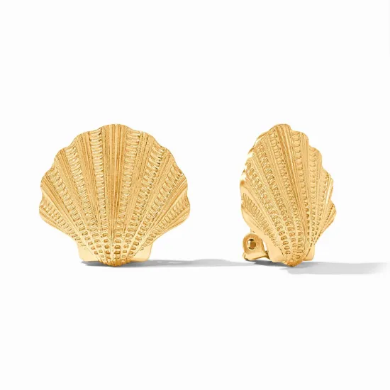 Picture of Julie Vos Sanibel Shell Clip-On Earrings