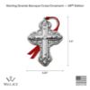 Picture of 2024 29th Edition Wallace Sterling Silver Grande Baroque Cross Ornament