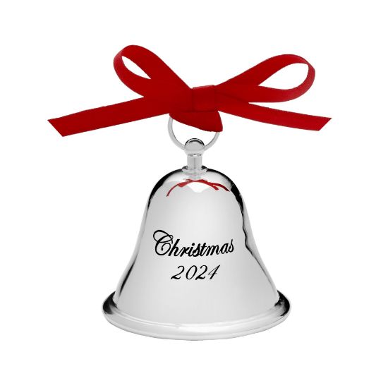 Picture of 2024 5th Edition Gorham 'Christmas 2024' Sterling Silver Bell Ornament