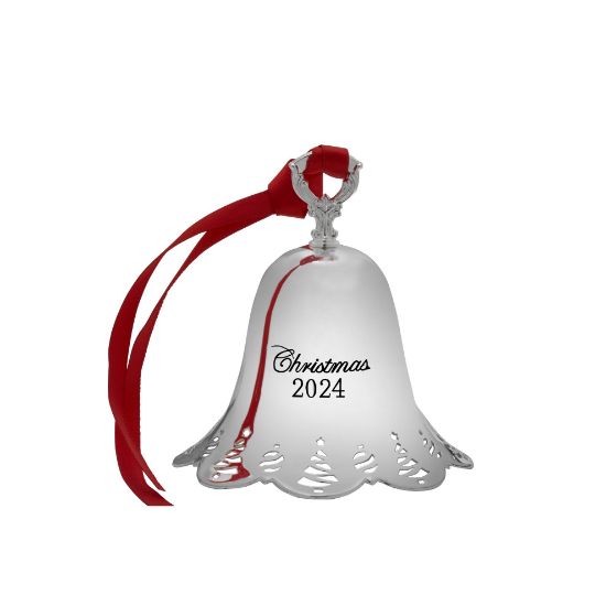 Picture of 2024 45th Edition Towle Pierced Bell Silver Plate Ornament