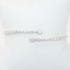 Picture of 14k White Gold & Diamond Bypass Bracelet
