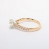 Picture of 14k Rose Gold & Round Brilliant Cut Diamond Engagement Ring