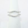 Picture of 14k White Gold & Diamond Curved Insert Ring Enhancer