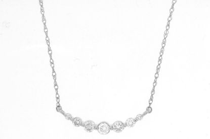 Picture of Beautiful Diamond Necklace set in in 14k White Gold
