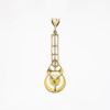 Picture of Antique Art Nouveau 10k Yellow Gold & Pearl Lavalier Pendant