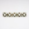 Picture of Vintage Willy Winnaess for David Andersen White Enameled Flower Bar Brooch
