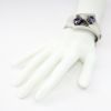 Picture of Vintage Modernist Enrique Ledesma Taxco Sterling Silver Bracelet with Synthetic Amethysts
