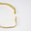 Picture of 18k Yellow Gold Emerald & Diamond Bracelet 