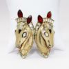 Picture of Vintage 1940's Coro Duette Convertible Sterling Silver Horse Brooch with Matching Earrings