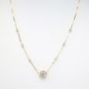 Picture of 14k Yellow Gold Diamond Necklace 